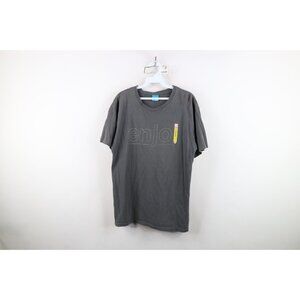 Vintage 90s Y2K Enjoi Skateboarding Mens Medium Spell Out Short Sleeve T-Shirt